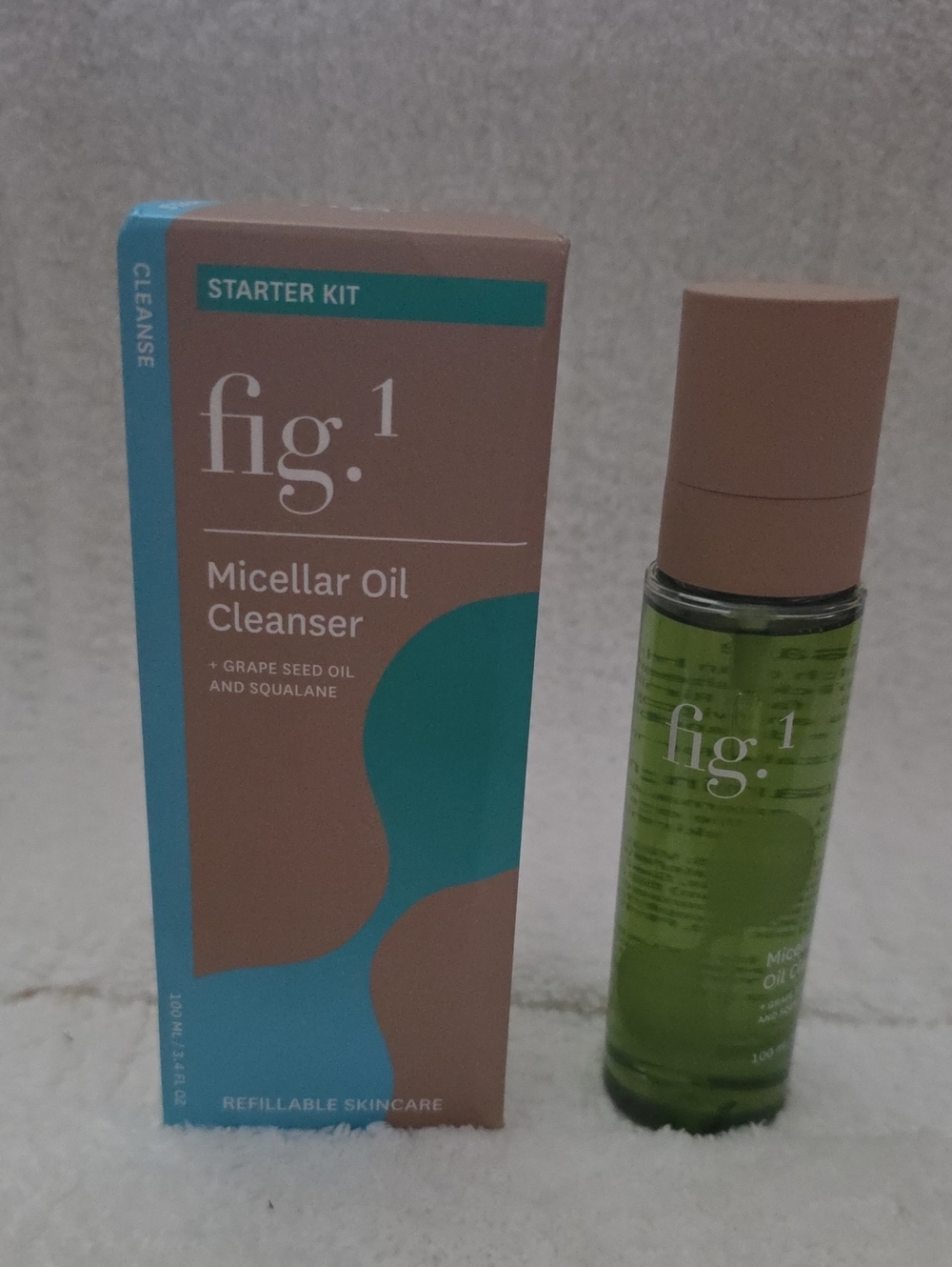 Fig. 1 Micellar Oil Cleanser - Starter Kit, New, 3.4oz.